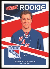 2010-11 Upper Deck Victory Rookie RC Derek Stepan #318 New York Rangers
